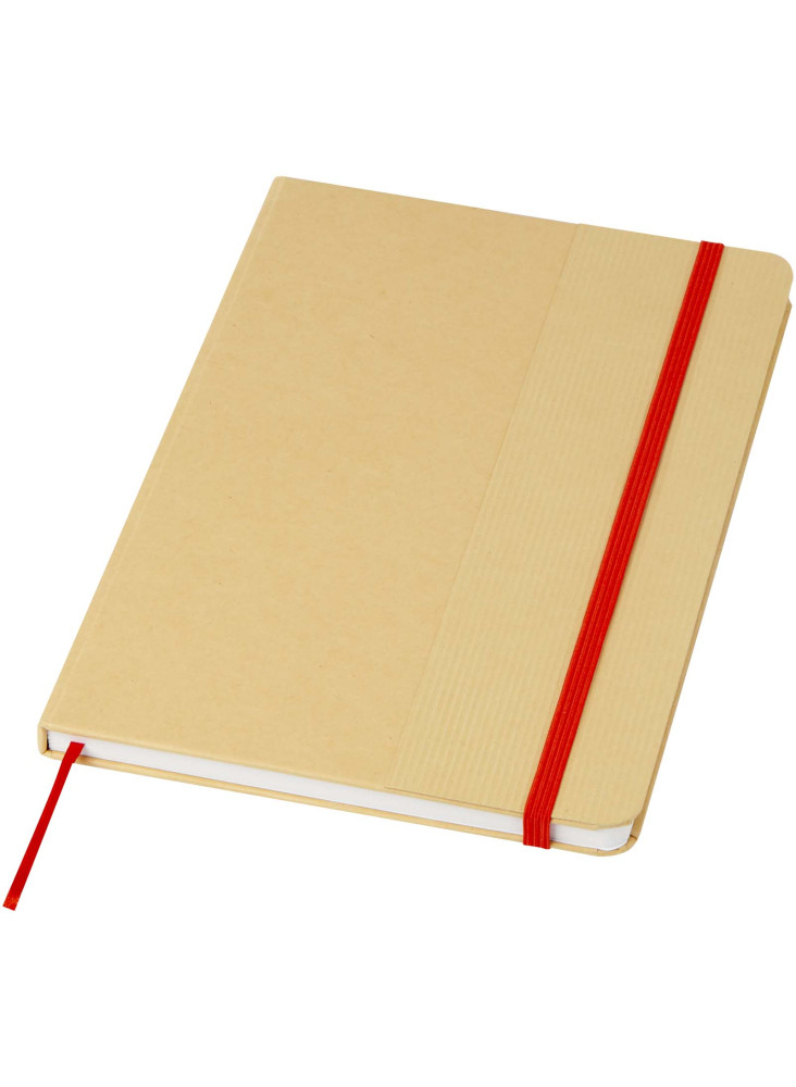 Carnet à couverture rigide A5 Nelida en carton recyclé