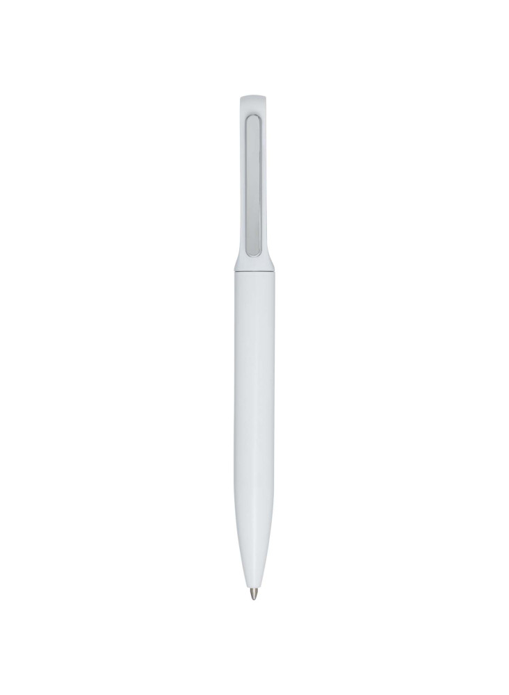 Stylo bille publicitaire en aluminium recyclé encre noire Blanca