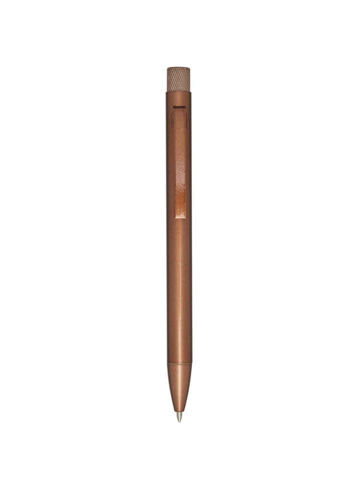 Stylo bille publicitaire en laiton recyclé encre bleue Beatriz