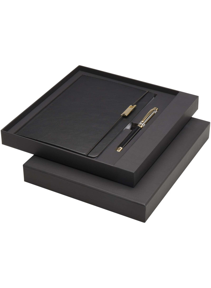 Ensemble publicitaire Legato carnet et stylos de prestige
