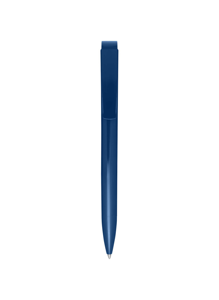 Stylo bille publicitaire en plastique recyclé encre bleue Lucia