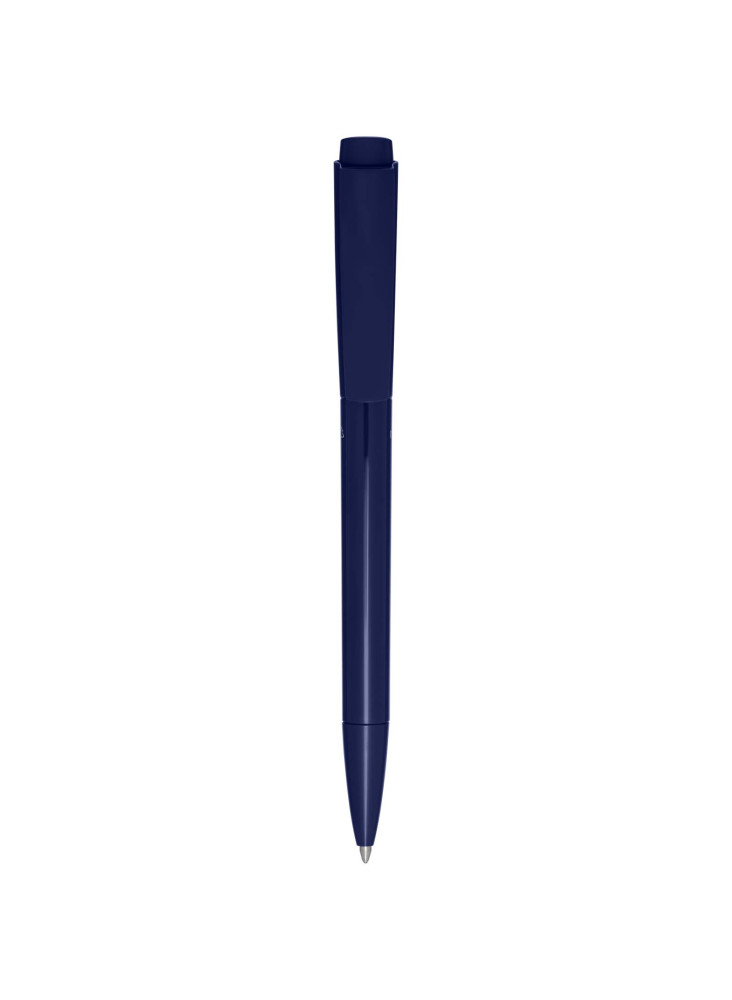 Stylo bille publicitaire en plastique recyclé encre bleue Martha
