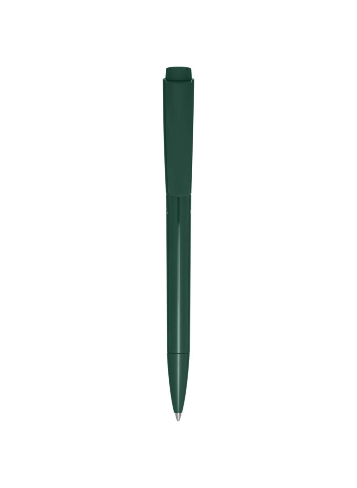 Stylo bille publicitaire en plastique recyclé encre noire Martha