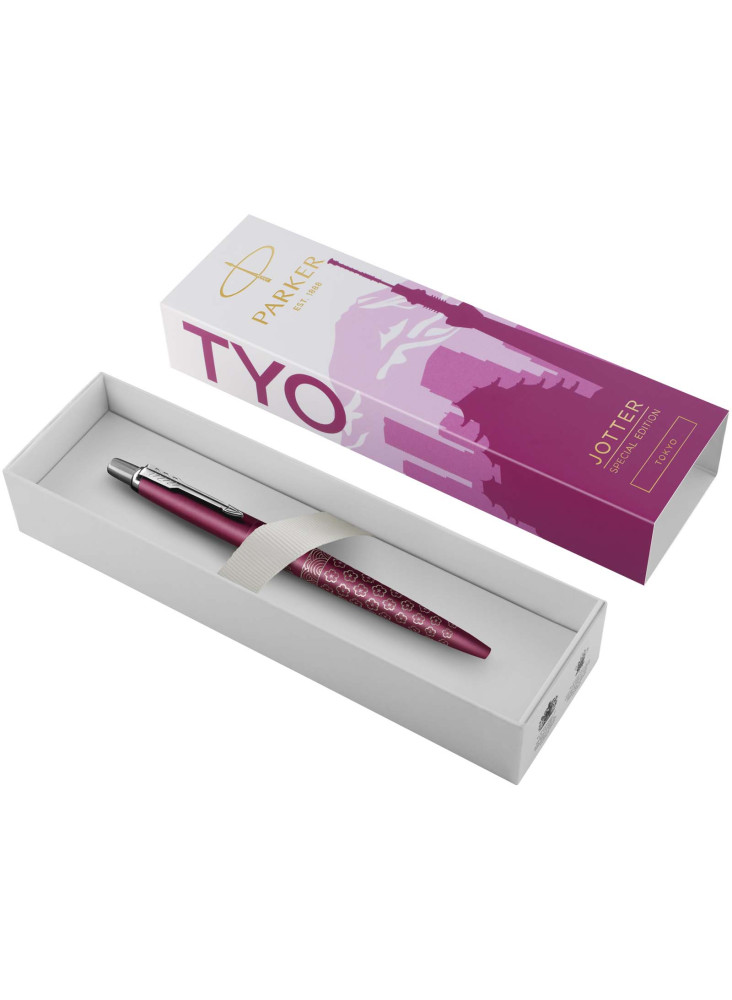 Stylo bille publicitaire Jotter SE Global Icons encre bleue