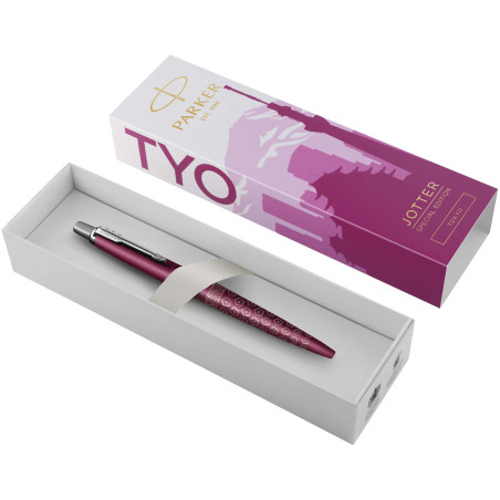 Stylo bille publicitaire Jotter SE Global Icons encre bleue