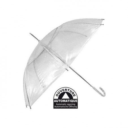 Parapluie Canne Transparent personnalisable