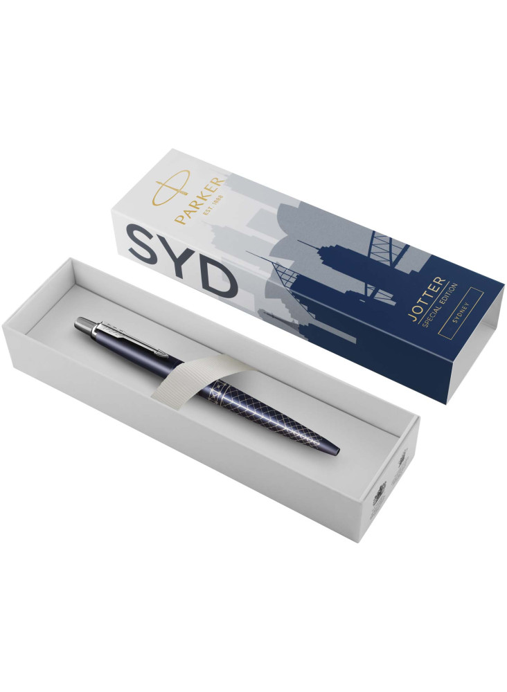 Stylo bille publicitaire Jotter SE Global Icons encre bleue
