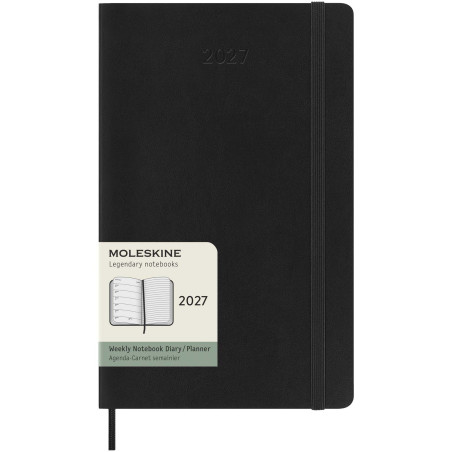 Agenda publicitaire hebdomadaire Moleskine couverture souple L