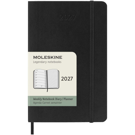 Agenda publicitaire de poche hebdomadaire Moleskine couverture souple