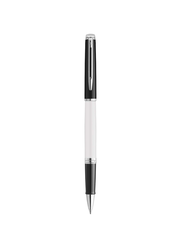 Stylo roller Waterman Hemisphere avec habillage palladium (encre noire)