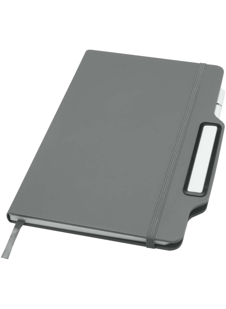 Carnet à couverture rigide Nexus A5 avec stylo et crayon (encre noire)