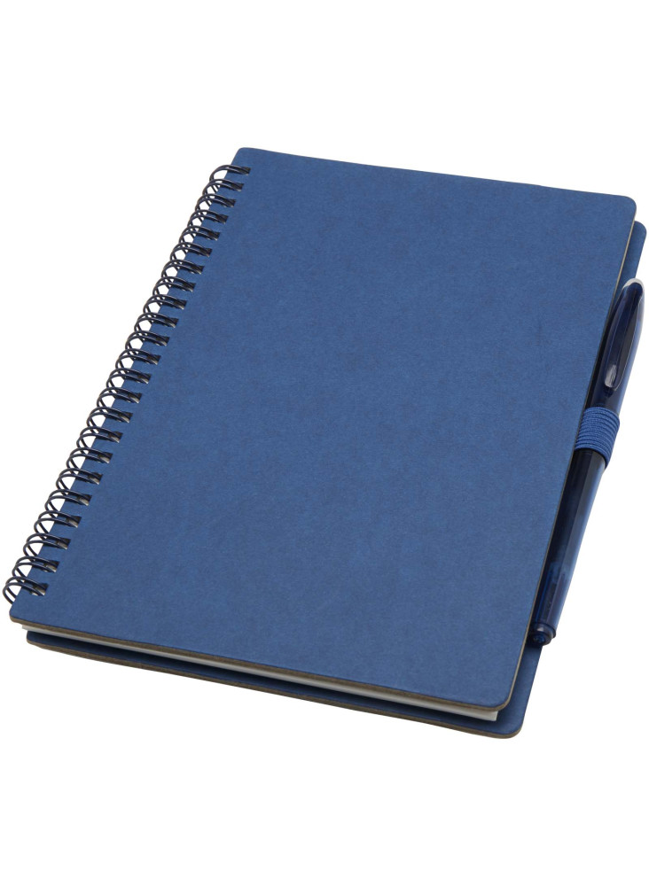 Carnet A5 à couverture souple réutilisable et parure de stylos Slate (encre noire)