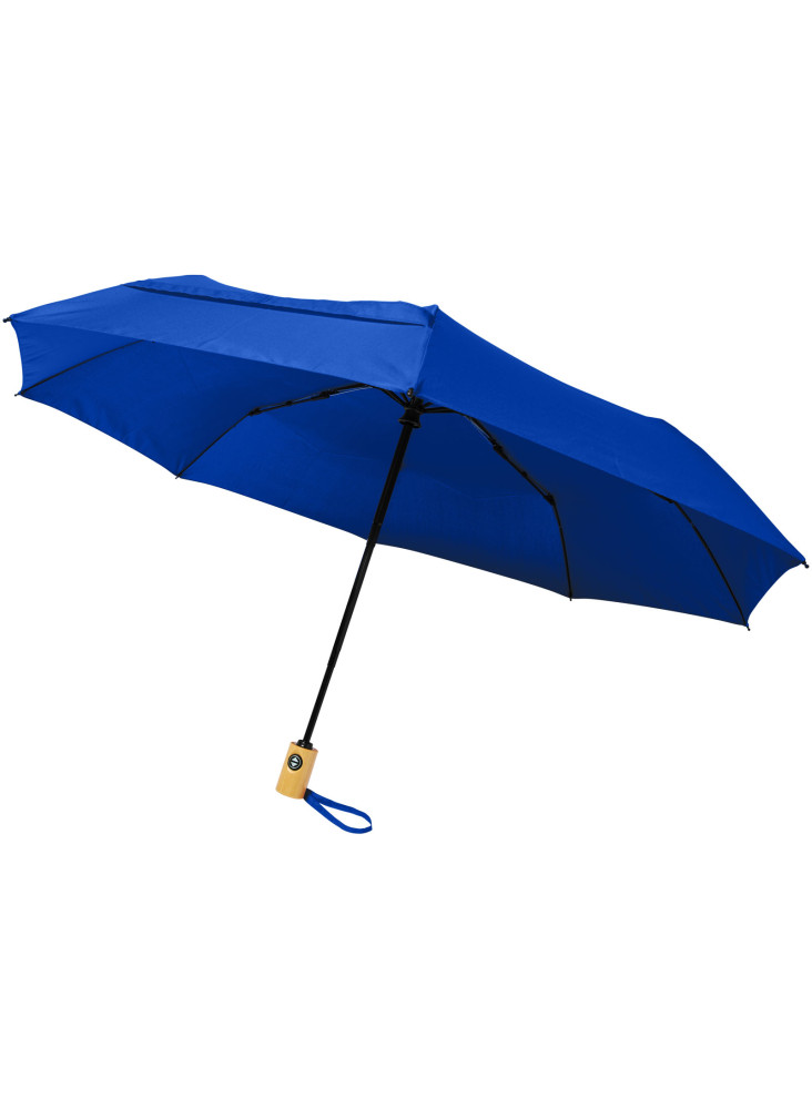 Parapluie en RPET pliable 21" à ouverture/fermeture automatique Bo