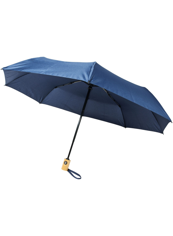 Parapluie pliable publicitaire recyclé automatique Bo 21"