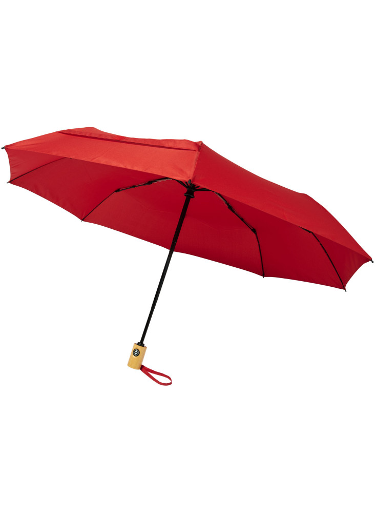 Parapluie pliable publicitaire recyclé automatique Bo 21"