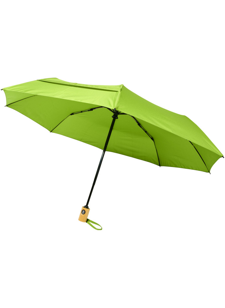 Parapluie pliable publicitaire recyclé automatique Bo 21"