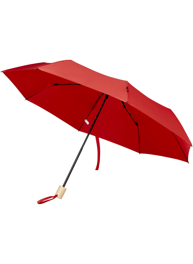 Parapluie pliable tempête publicitaire recyclé Birgit 21"