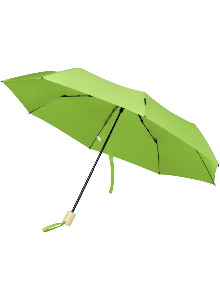 Parapluie pliable tempête publicitaire recyclé Birgit 21"