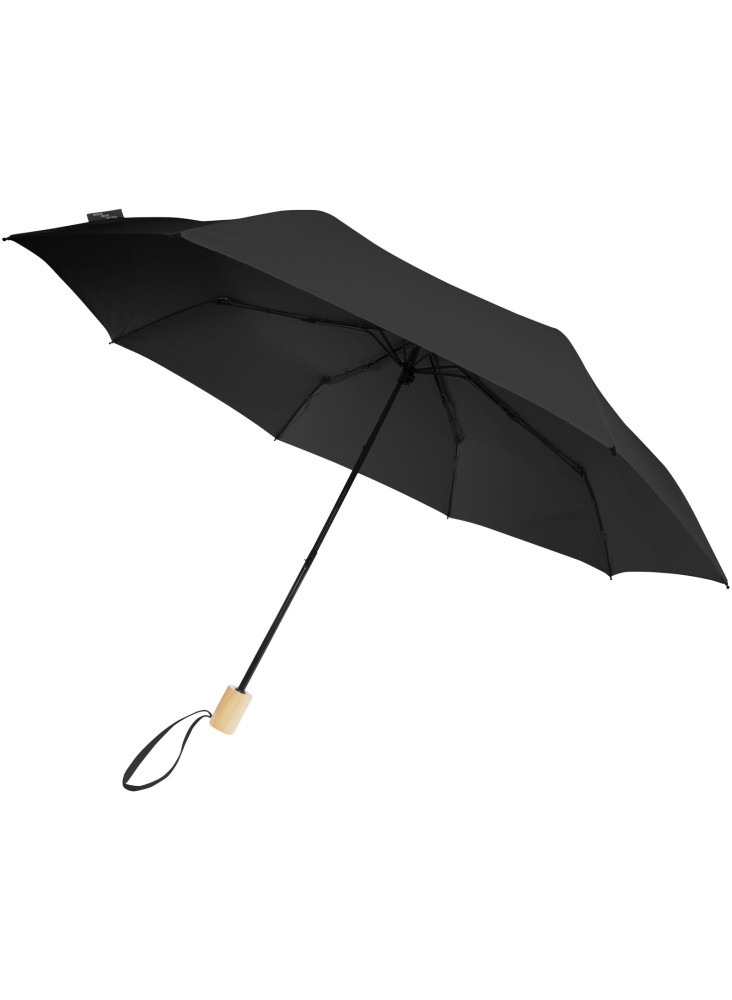Parapluie pliable tempête publicitaire recyclé Birgit 21"