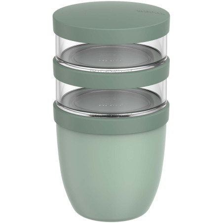 Pot repas Mepal Ellipse 3 pièces de 500 ml + 2 x 200 ml