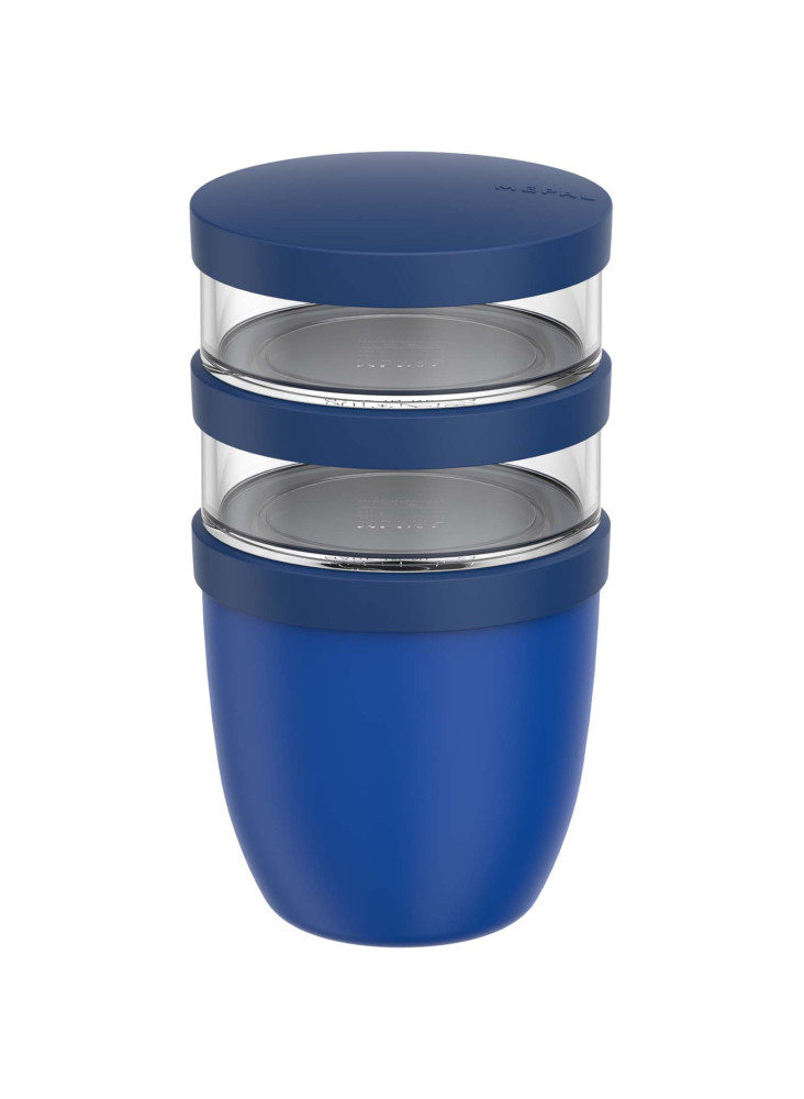Boîte repas isotherme publicitaire Mepal Ellipse 3 pièces 500+2x200ml