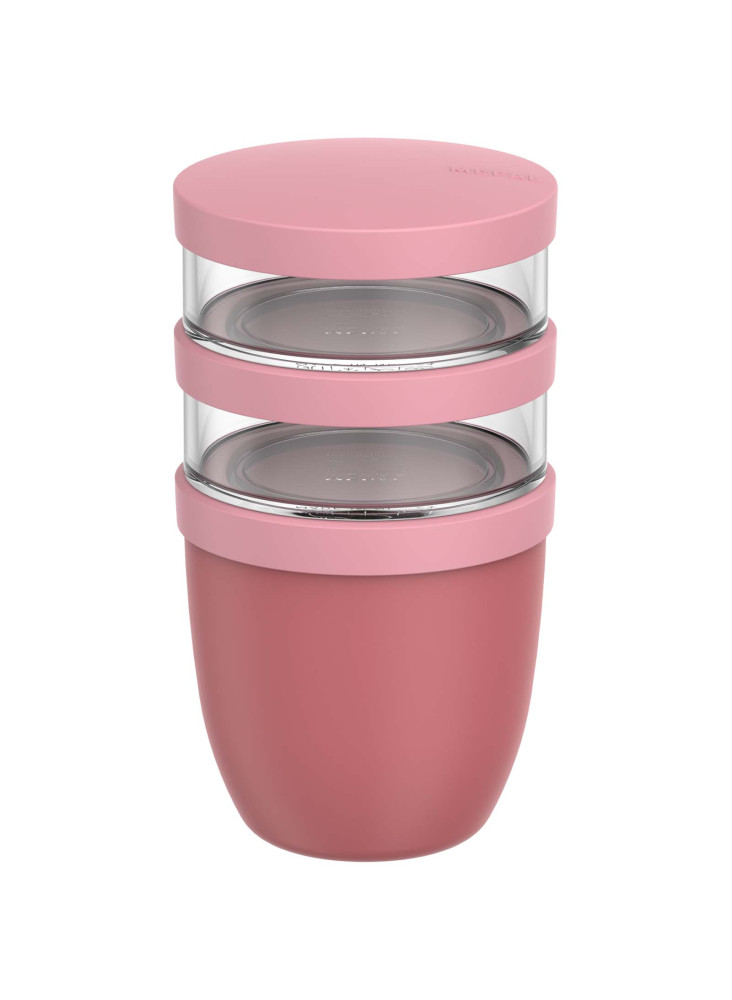 Boîte repas isotherme publicitaire Mepal Ellipse 3 pièces 500+2x200ml
