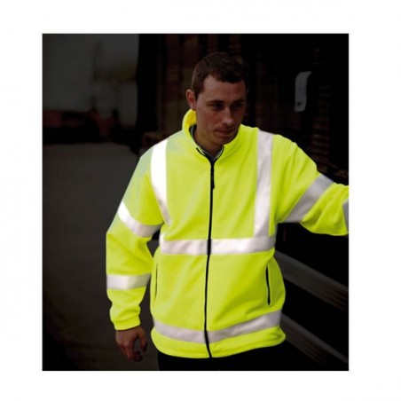 Veste Polaire Haute Visibilité Personnalisable
