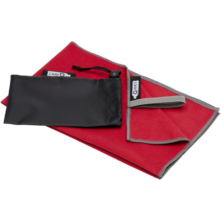 Serviette publicitaire Pieter certifiée GRS ultra-légère et à séchage rapide 30 x 50 cm