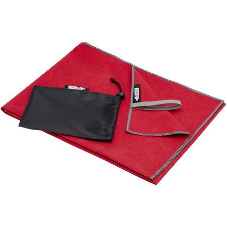 Serviette publicitaire Pieter certifiée GRS ultra-légère et à séchage rapide 50 x 100 cm