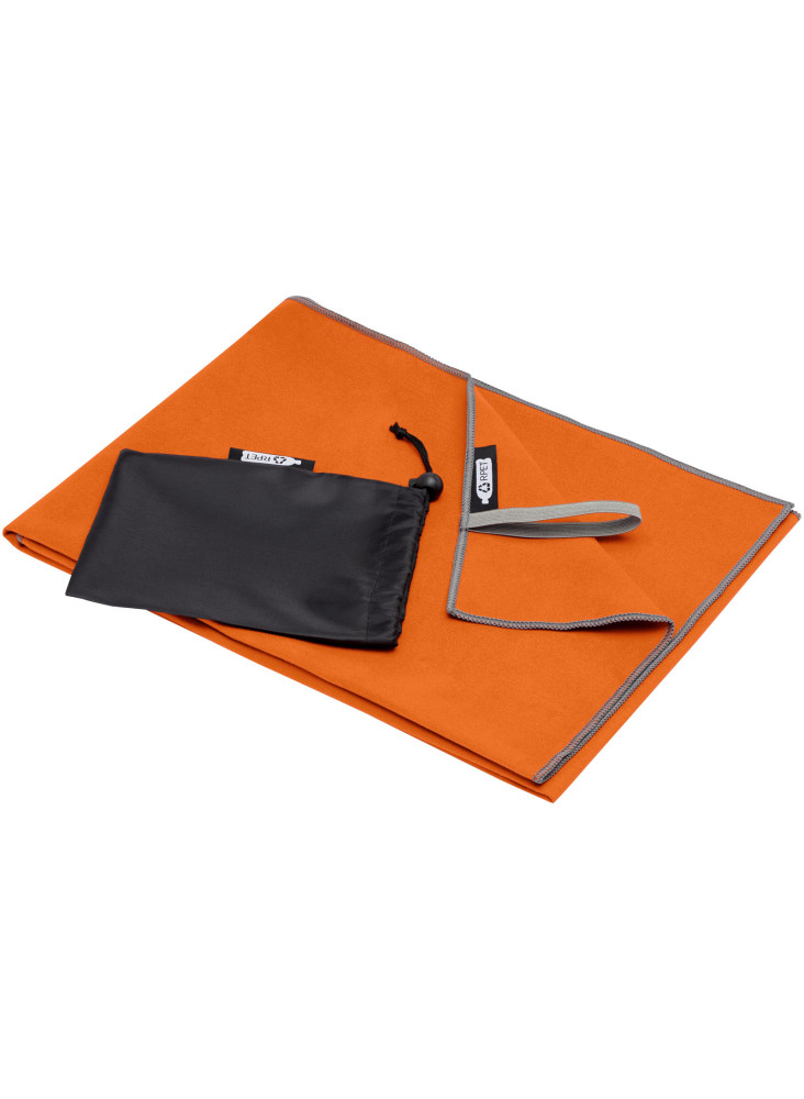Serviette publicitaire Pieter certifiée GRS ultra-légère et à séchage rapide 50 x 100 cm