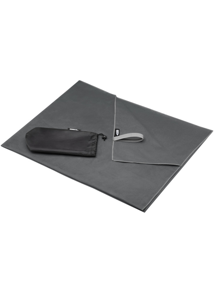 Serviette publicitaire Pieter certifiée GRS ultra-légère et à séchage rapide 100 x 180 cm