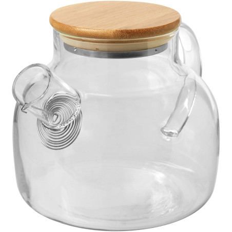 Théière publicitaire verre bambou Zen 1L