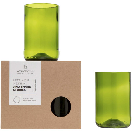 Verres publicitaires recyclés Originalhome set de 2