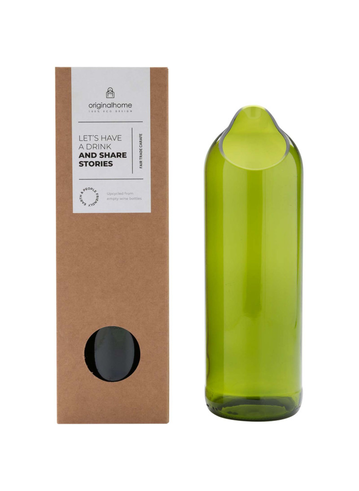 Carafe à eau publicitaire recyclée Originalhome