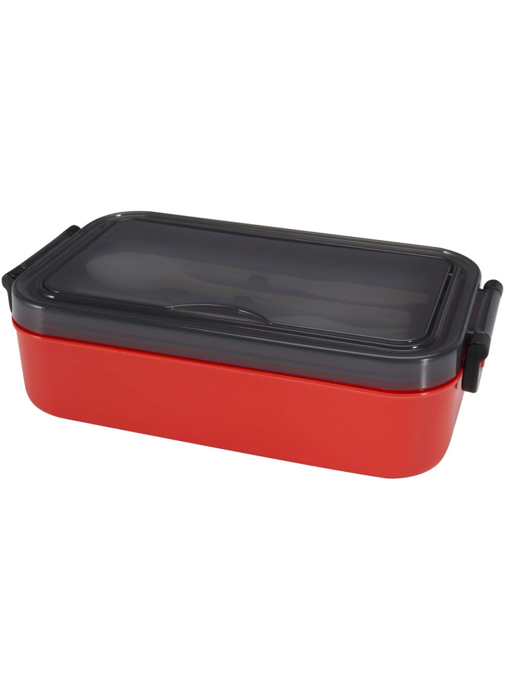 Lunch box et couverts publicitaires Snappy 1L