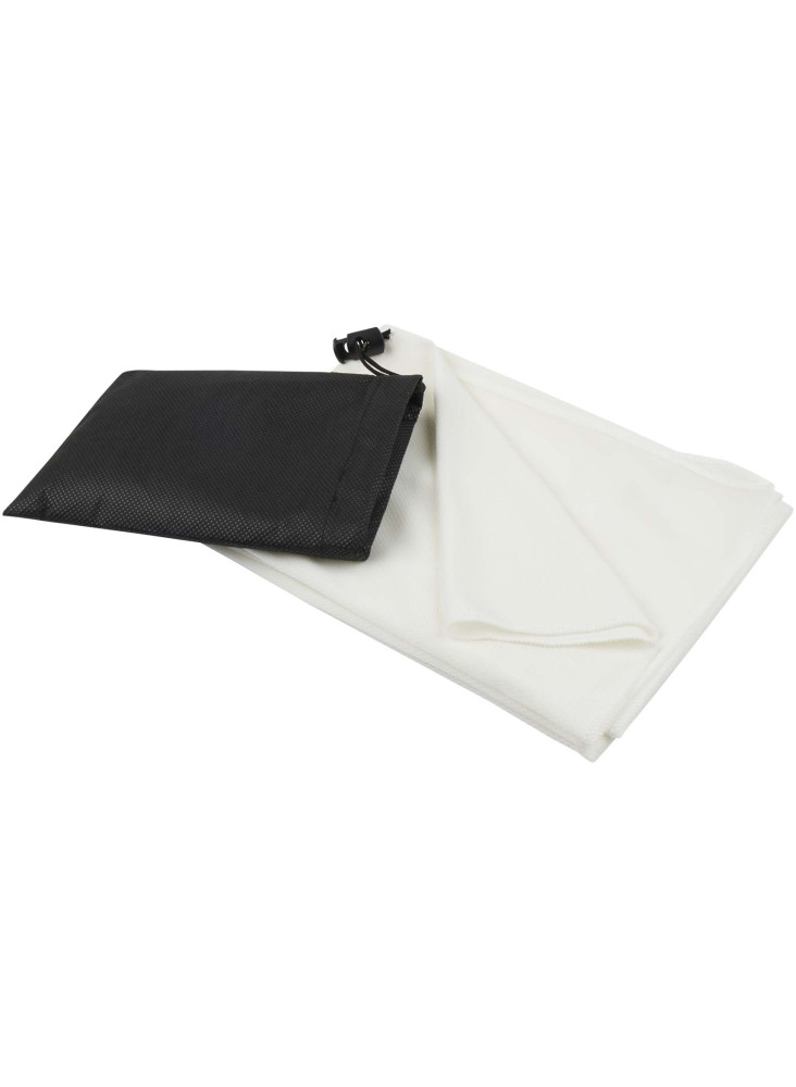 Serviette publicitaire sport Lucas en rPET 50 x 100 cm