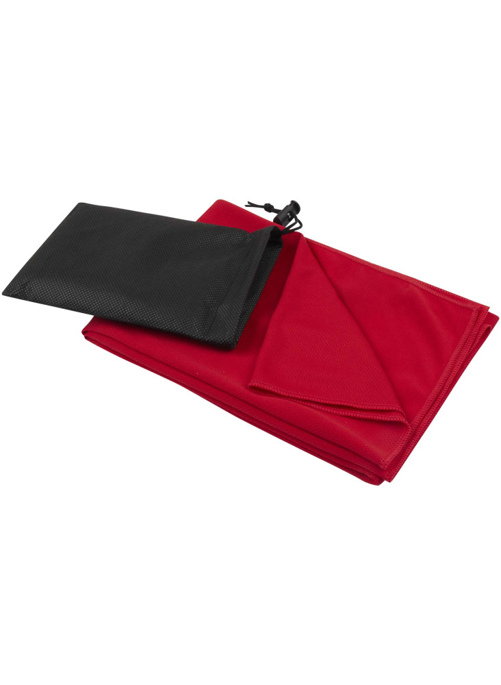 Serviette publicitaire sport Lucas en rPET 50 x 100 cm