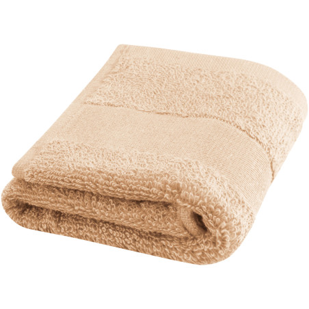 Serviette publicitaire Sophia de 30 x 50 cm en coton de 450 g/m²