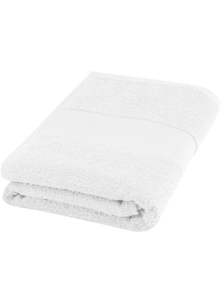 Serviette publicitaire Charlotte de 50 x 100 cm en coton de 450 g/m²