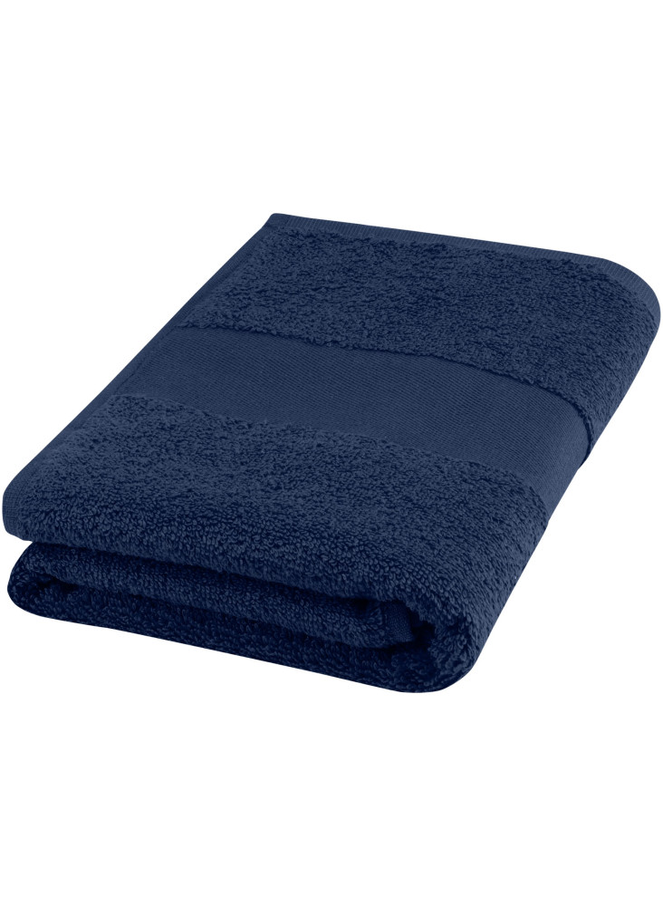 Serviette publicitaire Charlotte de 50 x 100 cm en coton de 450 g/m²