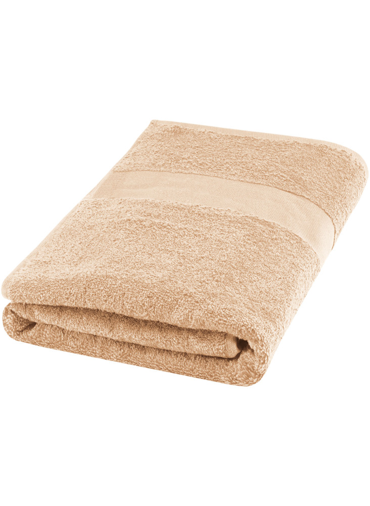Serviette publicitaire Amelia de 70 x 140 cm en coton de 450 g/m²
