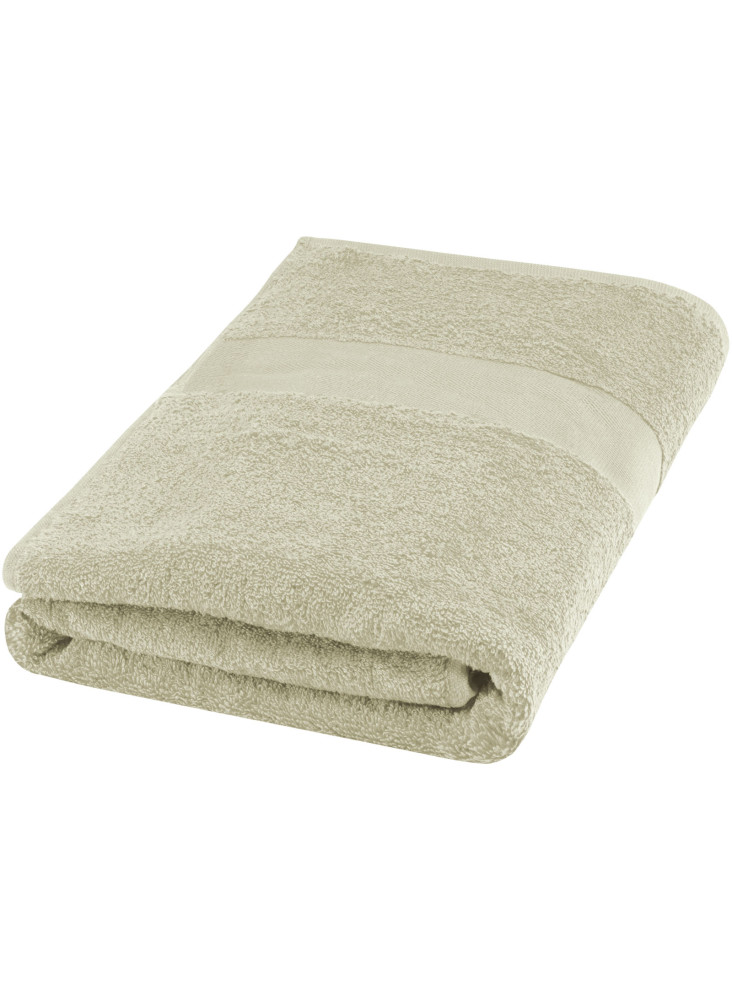 Serviette publicitaire Amelia de 70 x 140 cm en coton de 450 g/m²