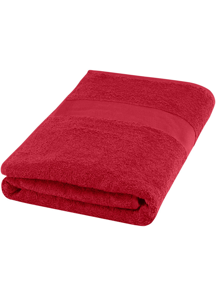 Serviette publicitaire Amelia de 70 x 140 cm en coton de 450 g/m²
