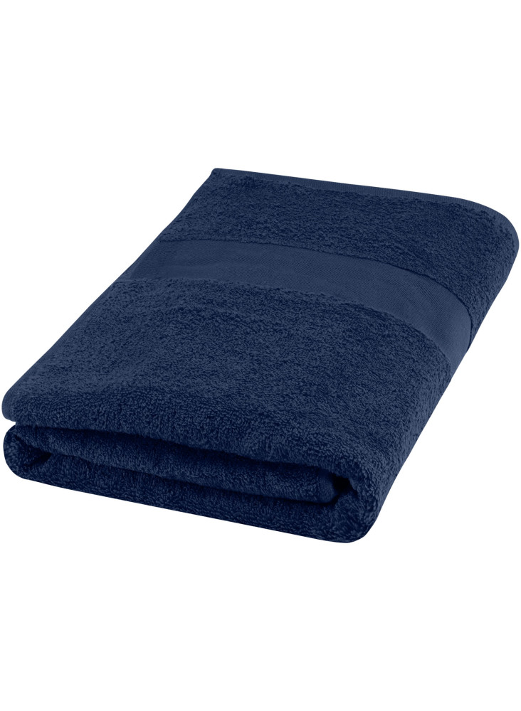 Serviette publicitaire Amelia de 70 x 140 cm en coton de 450 g/m²