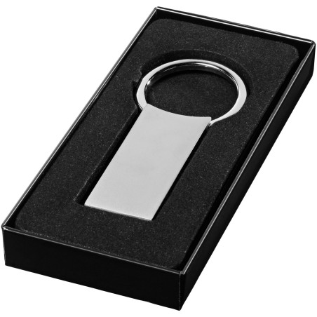 Porte-clés rectangulaire publicitaire Omar