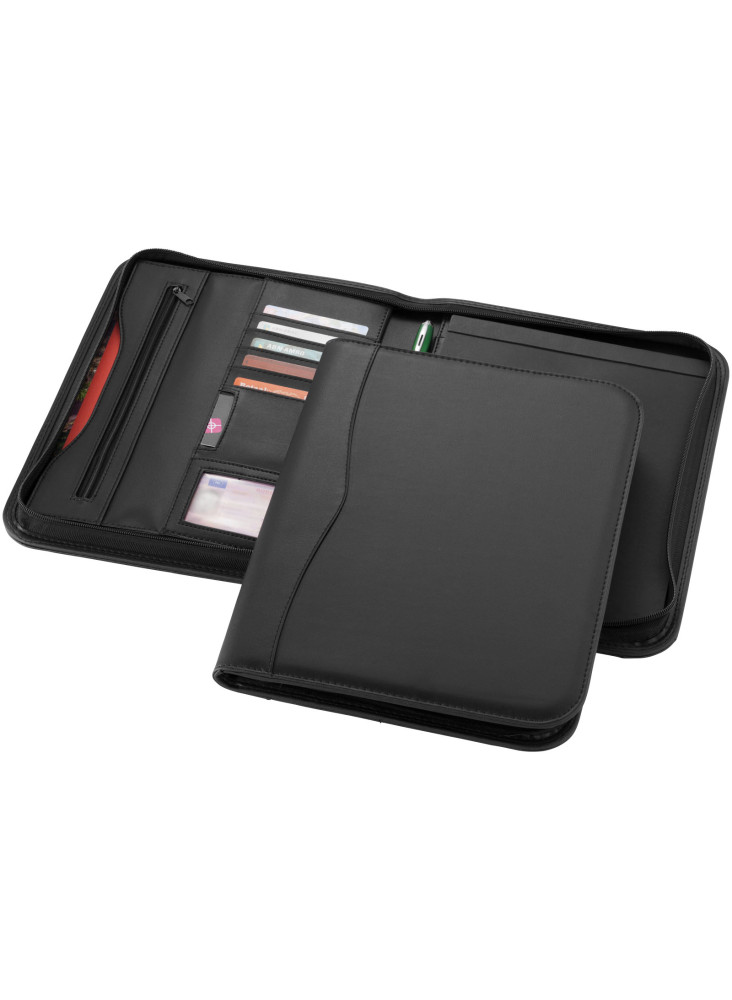 Conférencier publicitaire A4 zippé Ebony