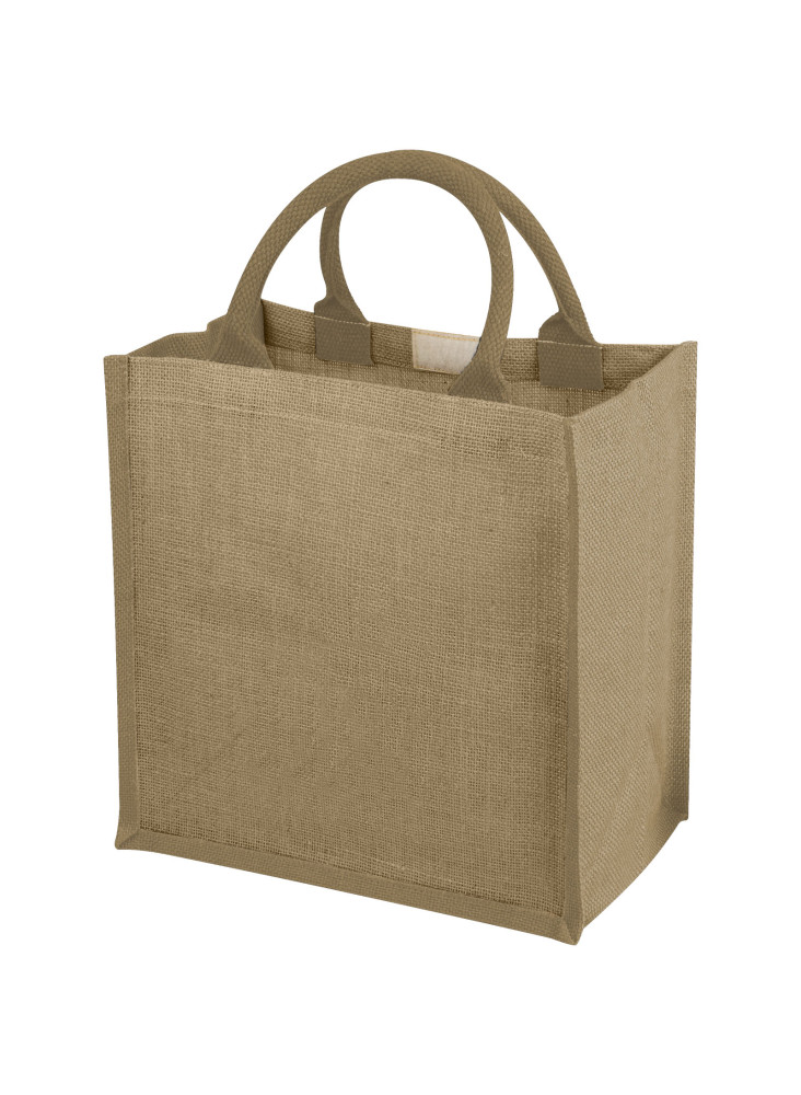 Sac fourre-tout publicitaire en jute Chennai 16 L