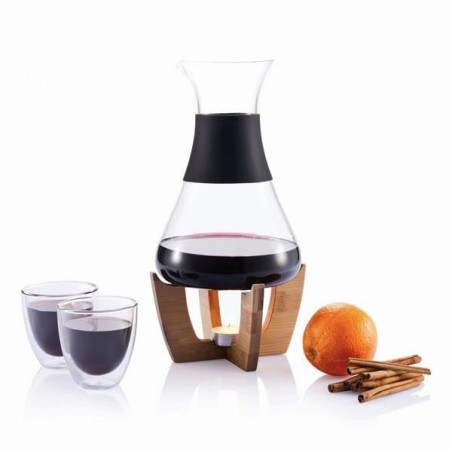Set Vin Chaud + 2 Verres personnalisé