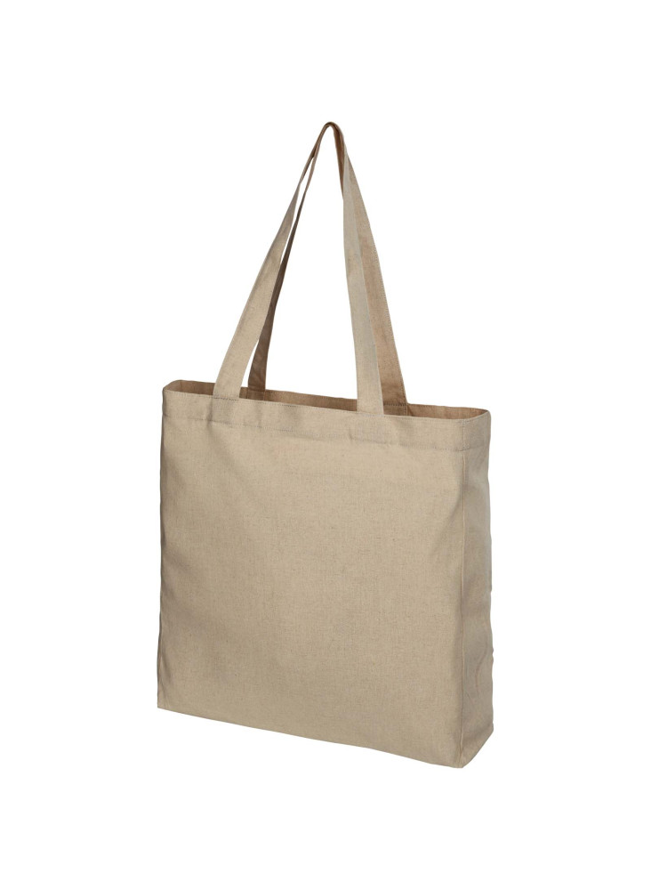 Sac shopping publicitaire recyclé à soufflet Pheebs 13 L