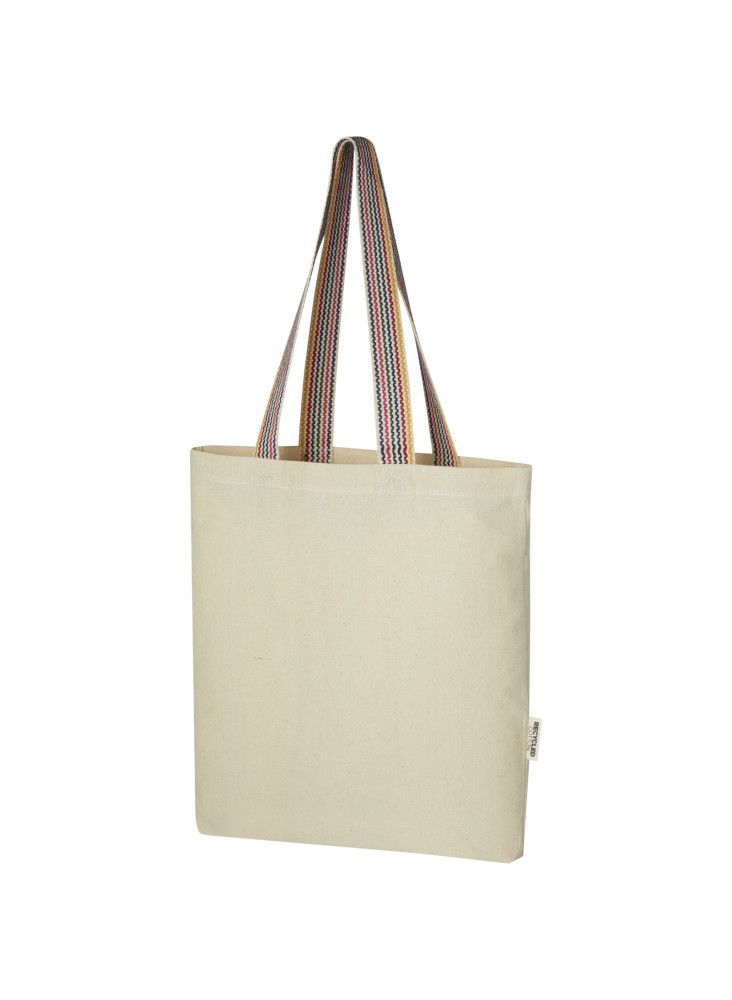 Sac shopping Rainbow de 5 l en coton recyclé 180 g/m²